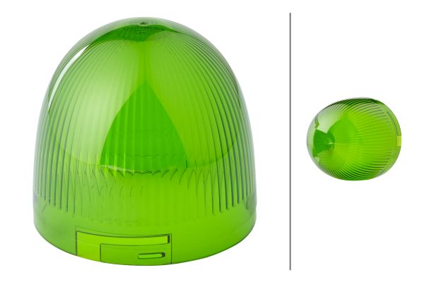 Glaskap, zwaailicht Hella 9EL 864 074-011