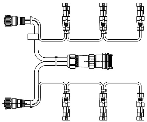 Kabelset achterlicht Hella 8KA 340 819-431