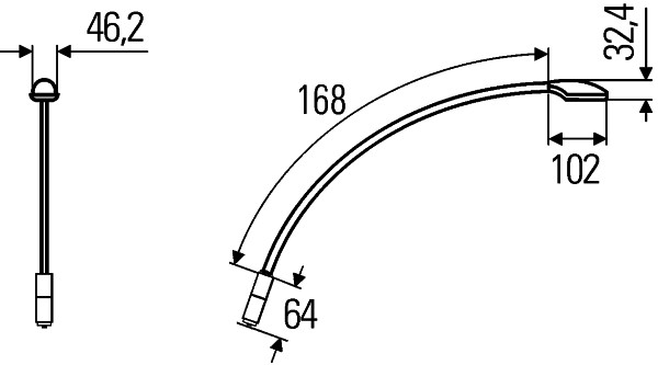 Leeslamp Hella 2JA 346 720-081