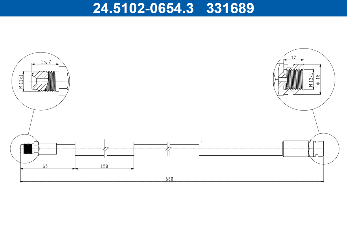Remslang ATE 24.5102-0654.3