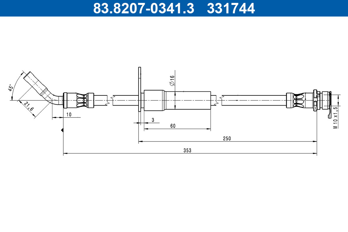 Remslang ATE 83.8207-0341.3