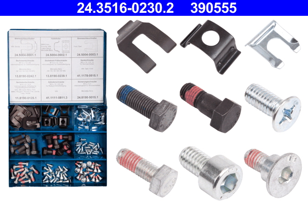 Assortiment, bevestigingsmiddelen ATE 24.3516-0230.2