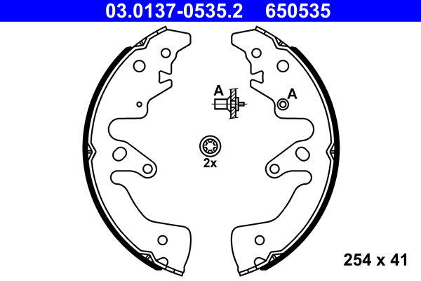 Remschoenset ATE 03.0137-0535.2