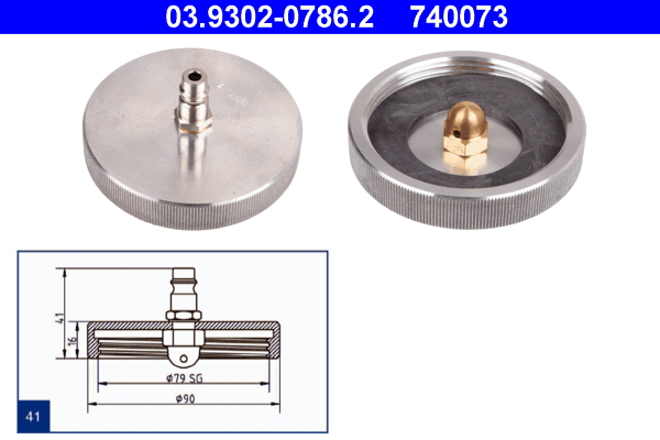 Ontluchtingsaansluiting ATE 03.9302-0786.2