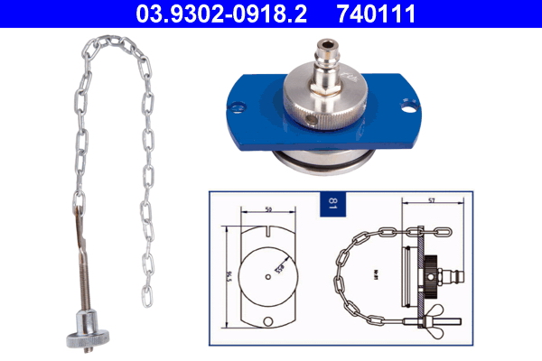 Ontluchtingsaansluiting ATE 03.9302-0918.2