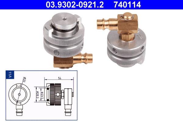 Ontluchtingsaansluiting ATE 03.9302-0921.2