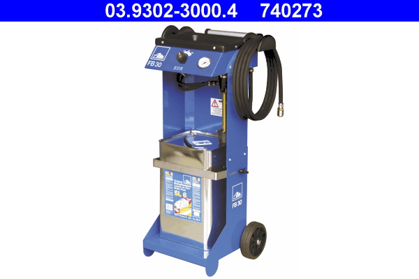 Vul- / ontluchtingsapparaat, remhydraulica ATE 03.9302-3000.4