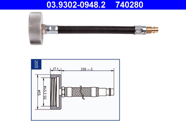 Ontluchtingsaansluiting ATE 03.9302-0948.2