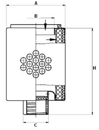Filter, persluchttechniek Mann-Filter LE 4021