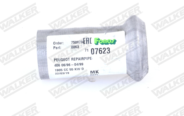 Uitlaatpijp Walker 07623