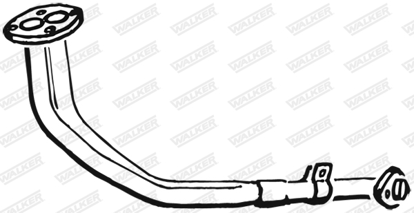 Uitlaatpijp Walker 16346