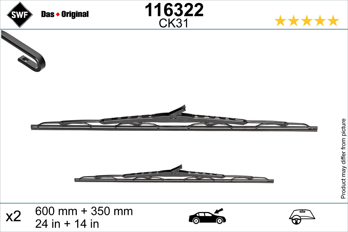 Ruitenwisserblad SWF 116322