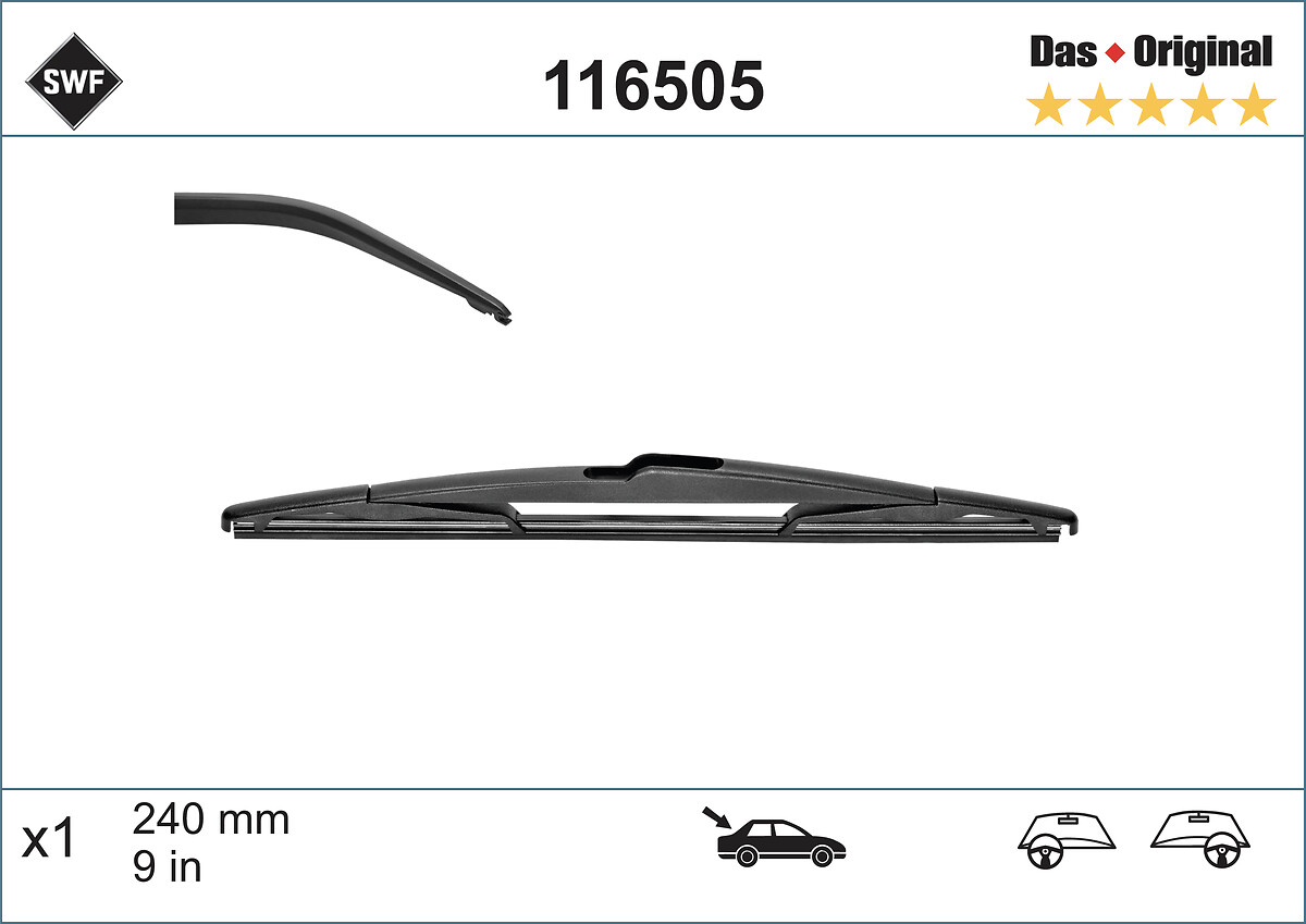 Ruitenwisserblad SWF 116505