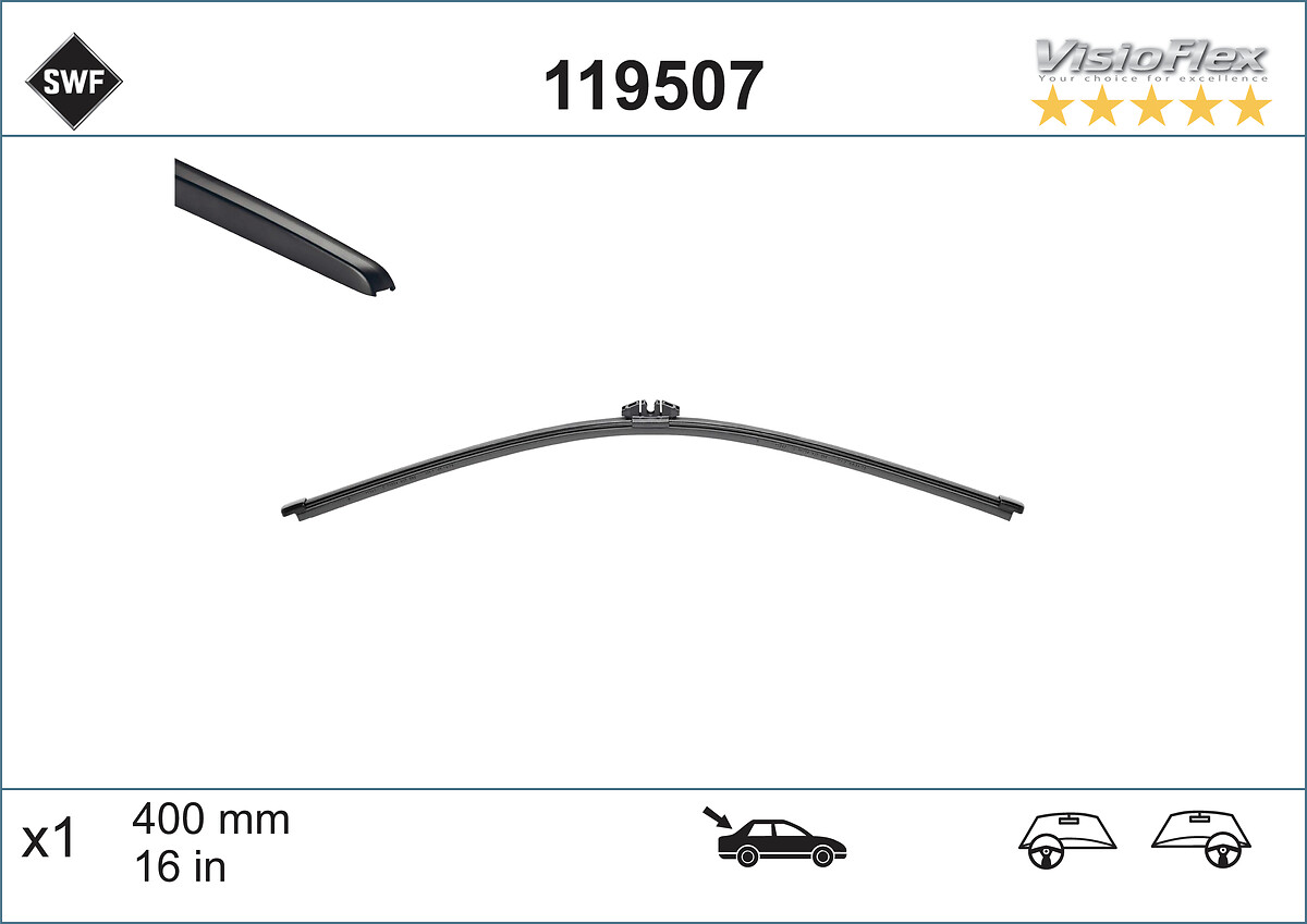 Ruitenwisserblad SWF 119507