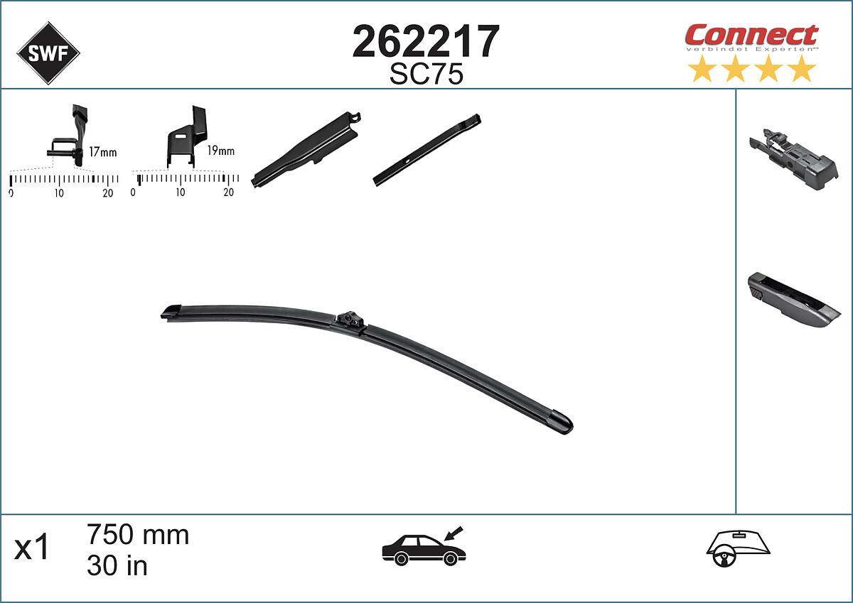 Ruitenwisserblad SWF 262217