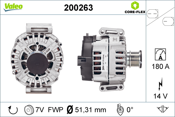 Alternator/Dynamo Valeo 200263