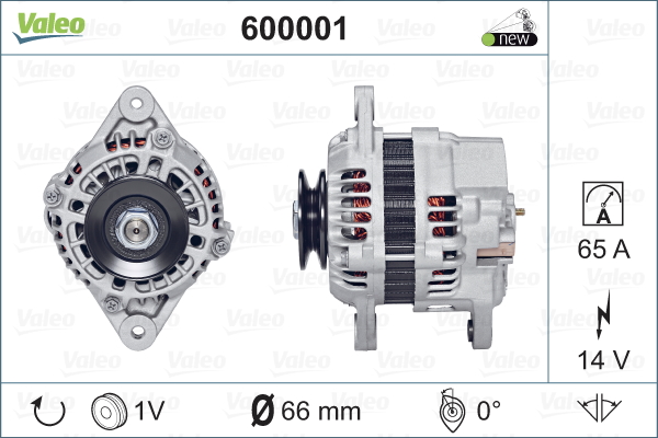 Alternator/Dynamo Valeo 600001