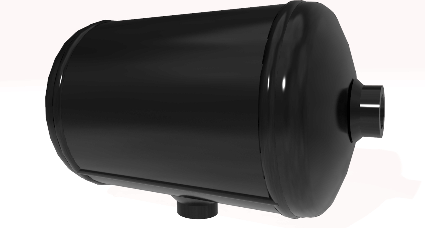 Luchtreservoir, pneumatisch systeem Wabco 9502040040