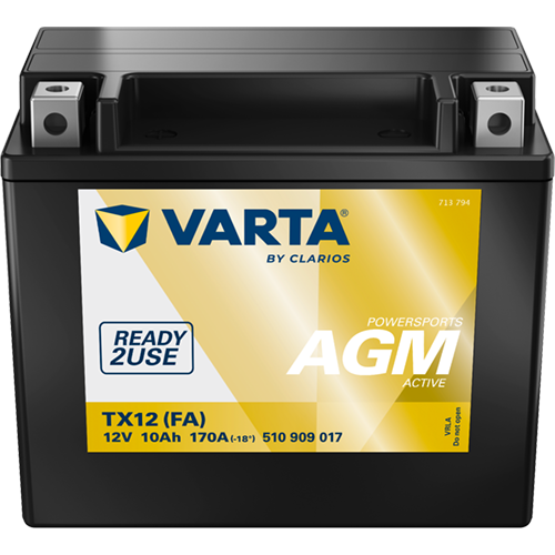 Varta POWERSPORTS AGM ACTIVE 510909017K542 - 4016987149799 - 4016987169209