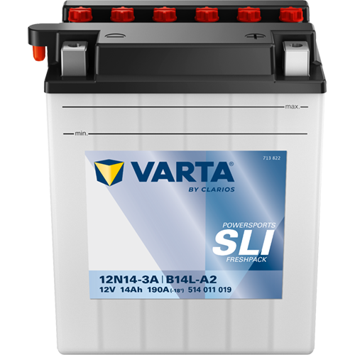 Varta POWERSPORTS SLI FRESHPACK 514011019K544 - 4016987127629 - 4016987169384
