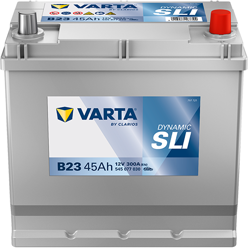 Varta DYNAMIC SLI B23 - 545077030K262 - 4016987119594 - 4016987167724 - 048 - 12V 300A 45Ah - 545077030 - 709202  - Black Dynamic - 5450770303122 - 533063