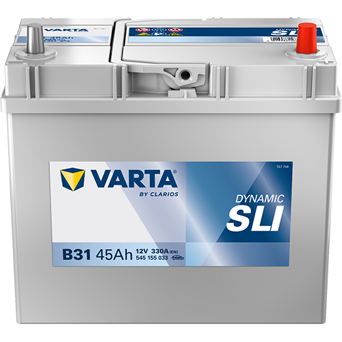 Varta DYNAMIC SLI B31 - 545155033K262 - 4016987119631 - 4016987167526 - 12V 330A 45Ah - 156 - 545155033 - 709200  - Blue Dynamic - 5451550333132 - 533065