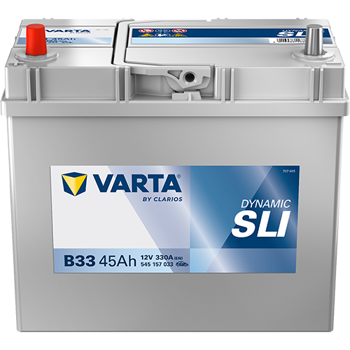 Varta DYNAMIC SLI B33 - 545157033K262 - 4016987119655 - 4016987167540 - 12V 330A 45Ah - 155 - 545157033 - 709187  - Blue Dynamic - 5451570333132 - 533067