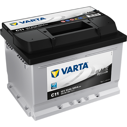 Varta BLACK dynamic C11 - 5534010503122 - 4016987143612 -  - 065 - 12V 500A 53Ah - 553401050 - 597317  - Black Dynamic - 5534010503122 - 597317