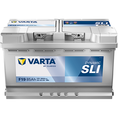 Varta DYNAMIC SLI F19 - 585400080K262 - 4016987143636 - 4016987167441 - 115 - 12V 800A 85Ah - 585400080 - 709227  - Silver Dynamic - 5854000803162 - 597319