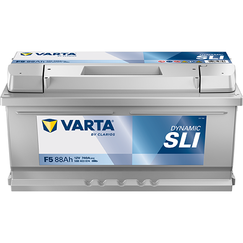 Varta DYNAMIC SLI F5 - 588403074K262 - 4016987119464 - 4016987167793 - 024 - 12V 740A 88Ah - 588403074 - 709226 - Black Dynamic - 5884030743122 - 533099