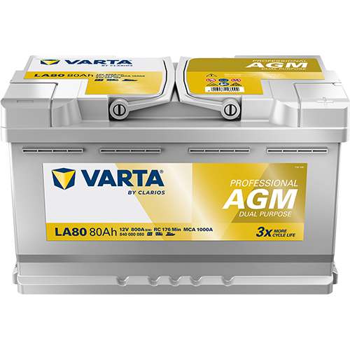 Varta PROFESSIONAL AGM 840080080K312 - 4016987142721 - 4016987166994