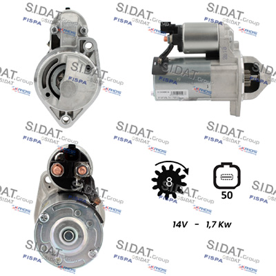 Starter Sidat S12VA0814