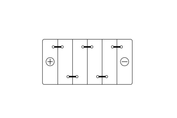 Accu / Batterij Bosch 0 092 L40 160