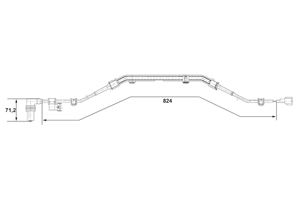 ABS sensor Bosch 0 265 001 276