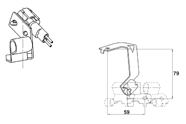 ABS sensor Bosch 0 265 006 670