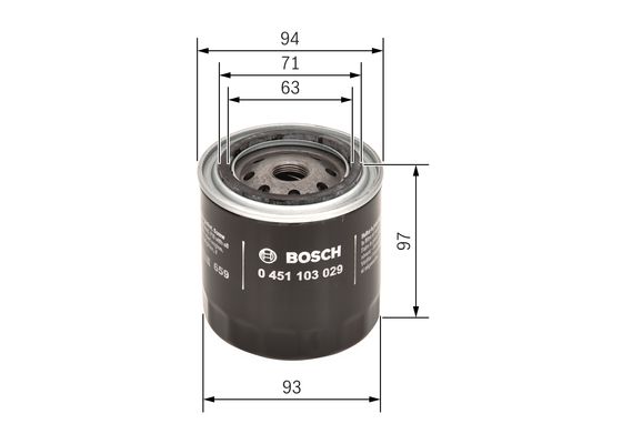 Oliefilter Bosch 0 451 103 029