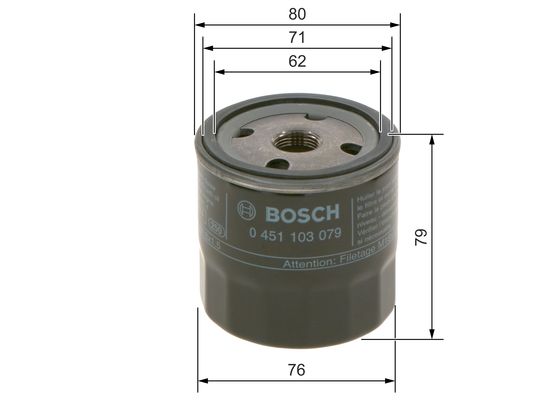 Oliefilter Bosch 0 451 103 204