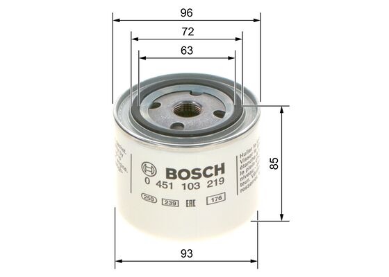 Filter/oliezeef automaatbak Bosch 0 451 103 219