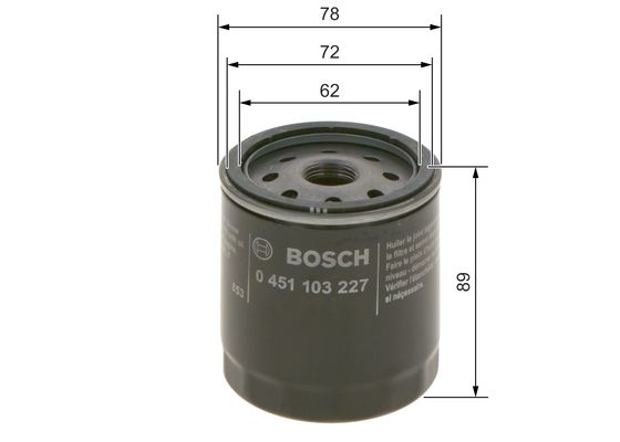 Oliefilter Bosch 0 451 103 227