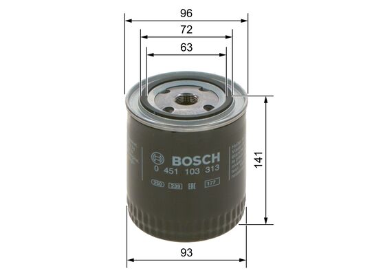 Oliefilter Bosch 0 451 103 313