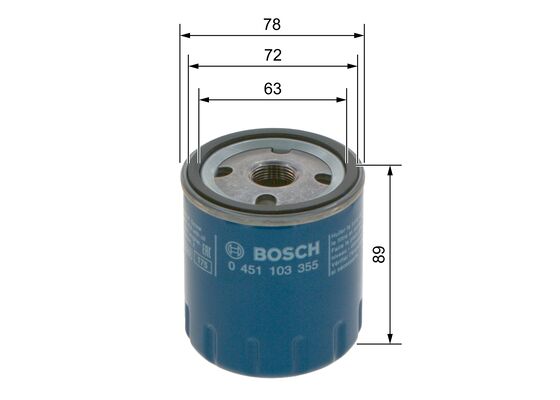 Oliefilter Bosch 0 451 103 355