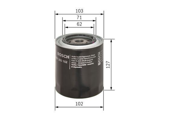 Oliefilter Bosch 0 451 203 152