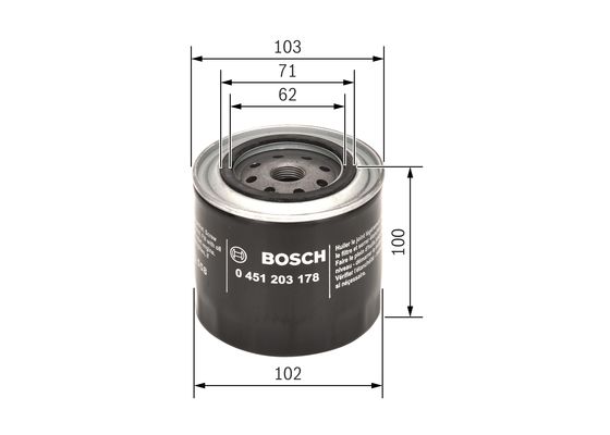 Oliefilter Bosch 0 451 203 178