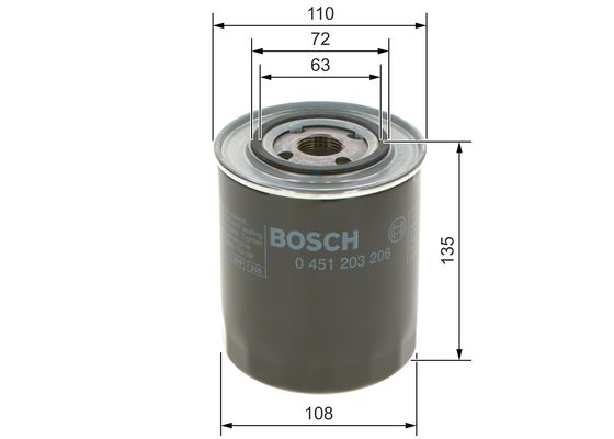 Oliefilter Bosch 0 451 203 206