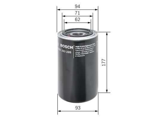Oliefilter Bosch 0 451 203 220