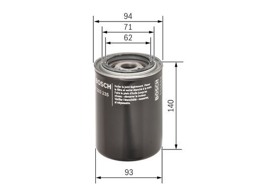 Oliefilter Bosch 0 451 203 235