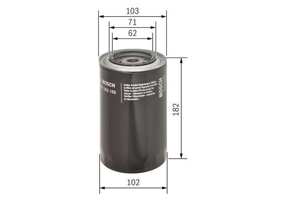 Oliefilter Bosch 0 451 302 182