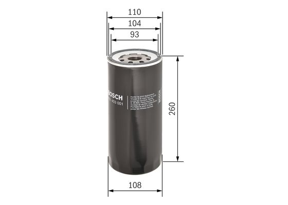 Oliefilter Bosch 0 451 403 001