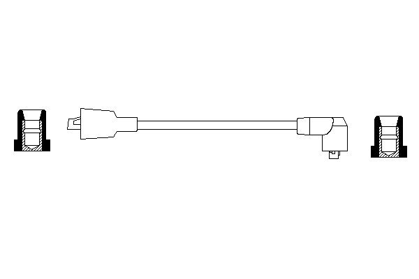 Bougiekabel Bosch 0 986 356 100
