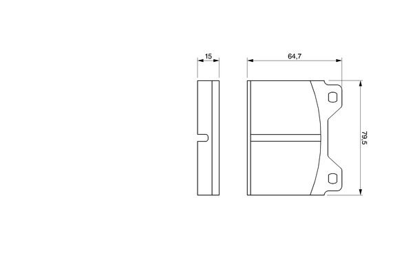 Remblokset Bosch 0 986 424 419
